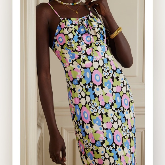 RIXO Maeve floral-print crepe maxi dress - Picture 6 of 8
